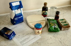 Picture of collected baking ingredients