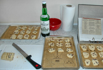 Picture of shortbread being prepared for baking
