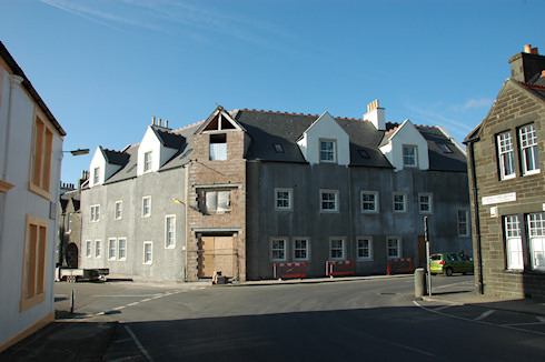 Picture of the under construction Islay Hotel in Port Ellen