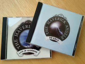 Picture of two CDs by the Maverick Angels