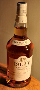 Picture of an unopened Tesco Islay Single Malt bottle