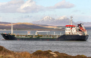 Picture of the Keewhit, a double hulled tanker
