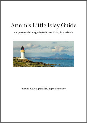 Screenshot of the cover of 'Armin's Little Islay Guide'