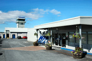 Picture of the entrance to Islay airport