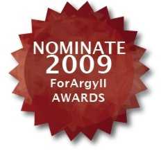 Logo of the Nominate ForArgyll 2009 Awards