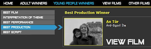 Screenshot of the FilmG winner of Best Production