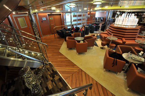 Picture of the interior of a ferry