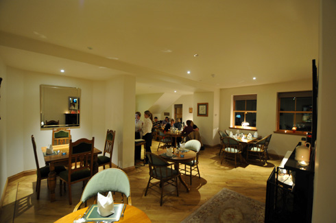 Picture of the front part of the restaurant of The Islay Hotel