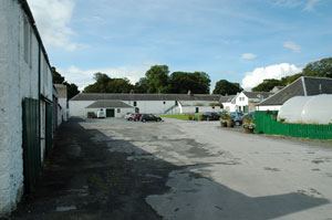 Picture of a former estate square converted to a shopping and small business park