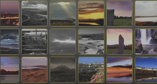 Picture of thumbnail previews of Islay pictures by Tomás M Macdonald-Wilson
