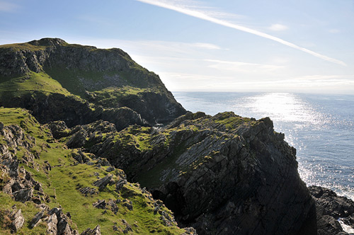 Picture of some high cliffs in bright sunshine