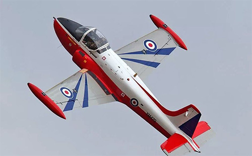 Picture of a Percival Jet Provost in flight